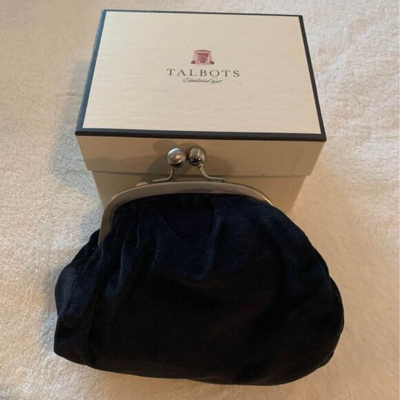 Talbots mini velvet clutch purse - Picture 2 of 4